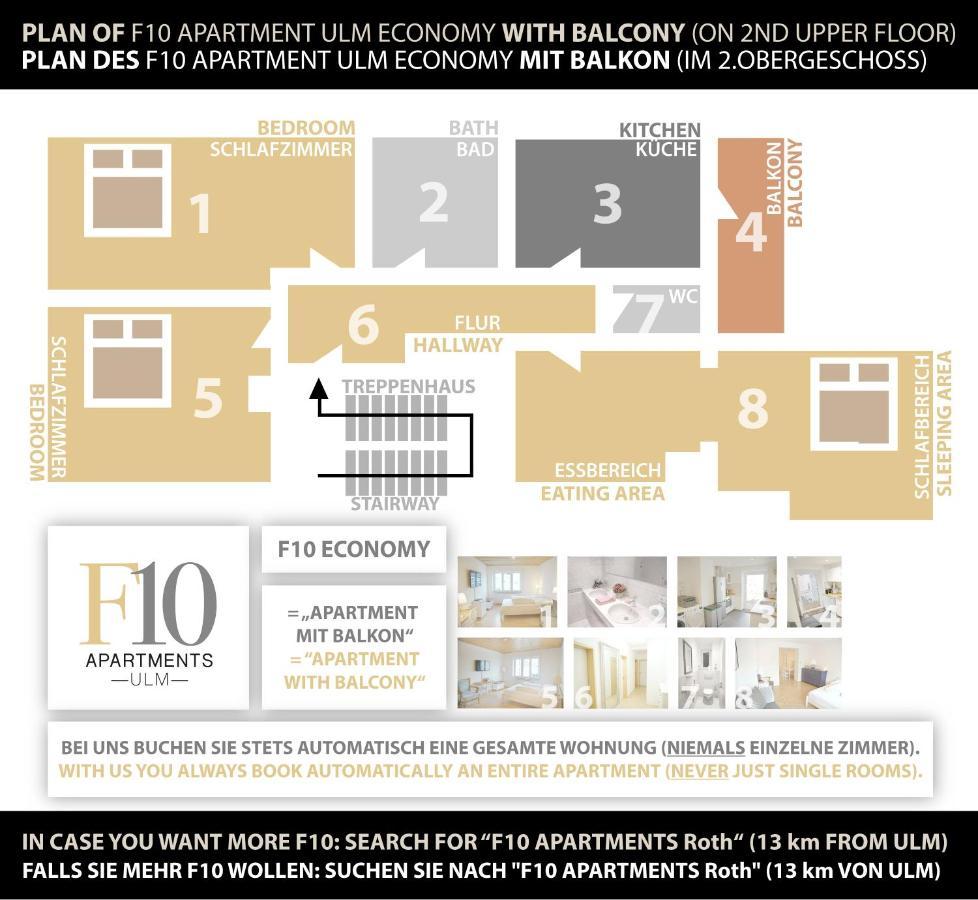 F10 Apartments Ulm Luaran gambar